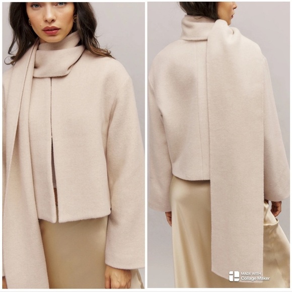 CURRENT SEASON Reformation Porter wool blend cropped jacket NWT - Picture 2 of 8